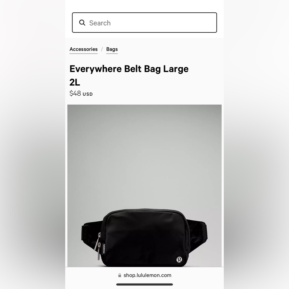 Lululemon 2l everywhere belt bag